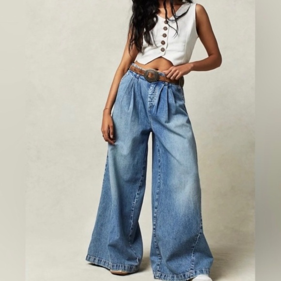 We the Free denim equinox trouser